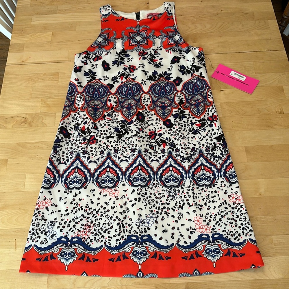 NWT Betsey Johnson Pattern Shift Dress size 4